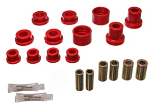 90-94 Mitsubishi Eclipse AWD Red Rear Control Arm Bushing Set