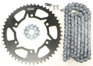 V3 Chain & Sprocket Kit Black SX Chain 520 14/49 Black Steel - For 94-07 Yamaha YZF600R