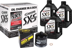 SXS Quick Oil Change Kit 10w-50 w/ Oil Filter For RZR PRO & Turbo - 3 QTS Oil, PF-199 Filter, & Drain Plug Washer