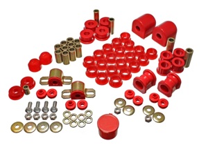 Red Hyper-Flex Master Bushing Set - For 91-94 Nissan Sentra/NX1600/2000