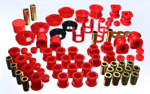 Red Hyper-Flex Master Bushing Set - For 89-94 Nissan 240SX (S13)