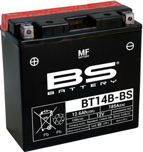 Maintenance Free Sealed Battery - Replaces YT14B-BS