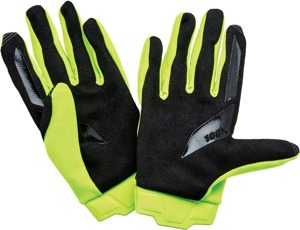 100% Women's Ridecamp Glove - Flo Yellow/Black, Size S