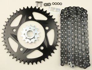 V3 Chain & Sprocket Kit Black RX Chain 520 15/43 Conversion HFRA Aluminum - For 91-98 Honda CBR600F2/F3