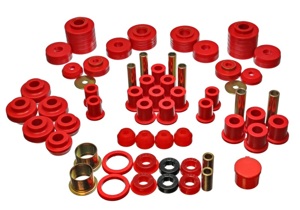 Red Hyper-Flex Master Bushing Kit 4.18101R Fits 80-96 Ford F150 Std/Extra Cab