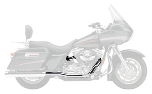 True Dual Headpipes - For 96-06 Harley Touring