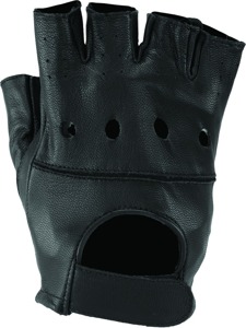 Diamond Shorty Gloves Black Womens - Large