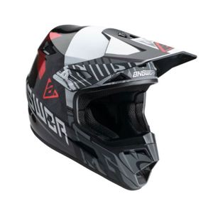 AR3 Ronin Helmet Black/White/Crimson - Small