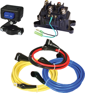 Universal ATV Winch Wiring Kit - Includes Wire, Contactor, & Bar Switch