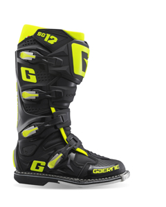 SG12 Boot Black/Fluorescent Yellow Size - 9