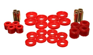 Red Front Control Arm Bushing Set Fits 03-09 Dodge RAM 1500/2500/3500