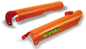 Lower Fork Cover Set - Orange - For 00-07 KTM 08-14 Suzuki