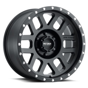 MR306 Mesh 18x9 -12mm Offset 6x5.5 108mm CB Matte Black Wheel