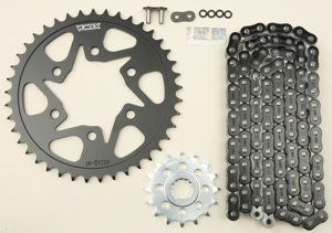 V3 Chain & Sprocket Kit Black 520 RX Chain 16/41 Conversion HFRS Steel - For 11-17 Kawasaki ZX10R