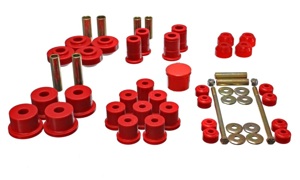 Energy Suspension Red Master Bushing Kit 4.18111R Fits 67-73 Ford Mustang