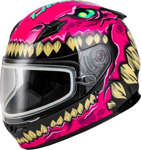 Youth GM-49Y Drax Snow Helmet Pink YS - For Youth Small, Pink Snow Helmet