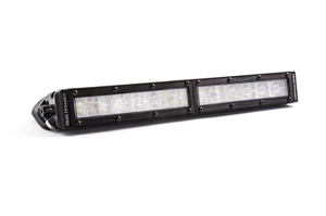 12 In LED Light Bar Single Row Straight Clear Wide Each Stage Series