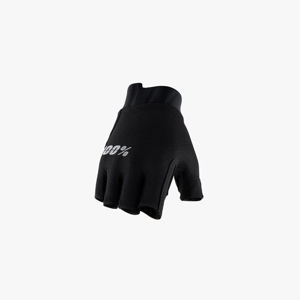 100% Women's Exceeda Gel Short Finger Gloves - Black