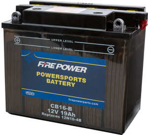 12V Heavy Duty Battery - Replaces YB16-B