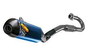 Blue Titanium Factory 4.1 RCT Full Exhaust - For Yamaha YFZ450R/X