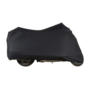 Guardian Indoor Motorcycle Dust Cover - Large Touring - Black - Large touring bikes w/bags & windshield