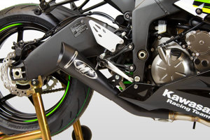 Black GP19 Full Exhaust - For 09-25 Kawasaki ZX6R