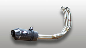 Full Exhaust w/ Carbon Fiber Muffler - For 22-23 Yamaha R7