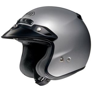 RJ Platinum R Light Silver 3/4 Open-Face Motorcycle Helmet 3X-Large