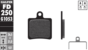 Bicycle Brake Pads Standard Compound - Front or Rear Pads