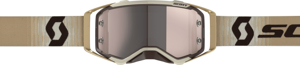 Prospect Goggles Beige/Brown Silver Chrome Works Lens