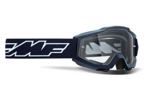 FMF Youth PowerBomb Goggles Rocket Black w/ Clear Lens