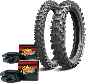 Starcross 5 Soft 120/80-19 80/100-21 - Dirt Tire Kit w/ Tubes