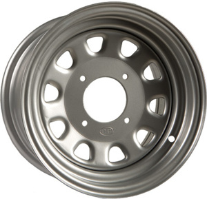 DELTA WHEEL SILVER REAR 12X7 2+5 4/110