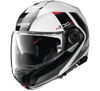 Nolan Helmets N100-5 Hilltop Mtlwhtblk Md