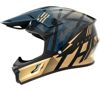 THH Helmets T710X Battle Blu/GldYouth Large