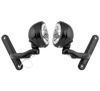 Letric Lighting 4.5in Passing Lamps Black/Chrome LED Lamp Kit