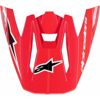 Alpinestars S-M5 Visor Corp Bright Red Glossy - Replacement visor for Alpinestars S-M5 Helmet