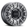 MR415 Beadlock 15x7 / 5+2/38mm / 4x136 / 106mm CB Graphite Wheel - Graph. Ring