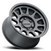 MR703 16x6.5 +90mm Offset 6x180 138.9mm CB Gloss Matte Black Wheel