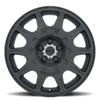 MR502 RALLY 17x8 +38mm Offset 5x4.5 67.1mm CB Matte Black Wheel