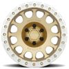 MR105 V3 Beadlock 17x9 -38mm Offset 5x5 71.5mm CB Gold Wheel w/ BH-H24125