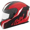 THH Helmets T810S Turbo Red/Sil Xl