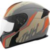 THH Helmets T810S Turbo Grey/Org Xs