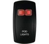 DragonFire Racing Lighted Switch On/Off Red