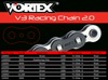 V3 Chain & Sprocket Kit Black RX Chain 520 16/41 Hardcoat Aluminum - For 04-05 Kawasaki ZX10R