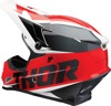 Red/Black Sector Fader Helmet - Medium