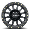 MR304 Double Standard 16x8 0mm Offset 8x6.5 130.81mm CB Matte Black Wheel