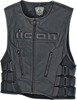 D30 Leather Vest - Black Men's 2XL/3XL