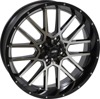 Hurricane Alloy Aluminum Wheels - Hurricane 20X6.5 4/137 4+2.5