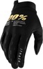 100% iTrack Men's Off-Road Gloves Black Small